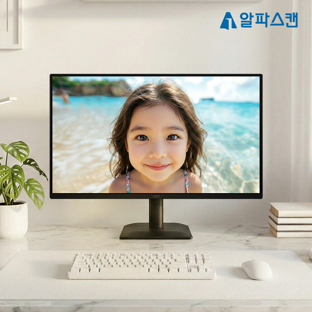 알파스캔 알파스캔(가전) 알파스캔 AOC 27E40L 27인치 보더리스 144Hz IPS 원형편광 시력보호 아이케어 AI HDR 무결점 사무 모니터