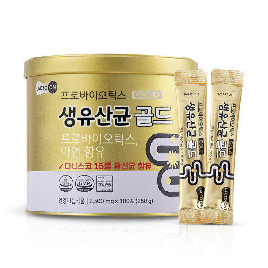 [서울약사신협][★롯데단독] 락토온 프로바이오틱스 생유산균 골드 2.5g x 100일분