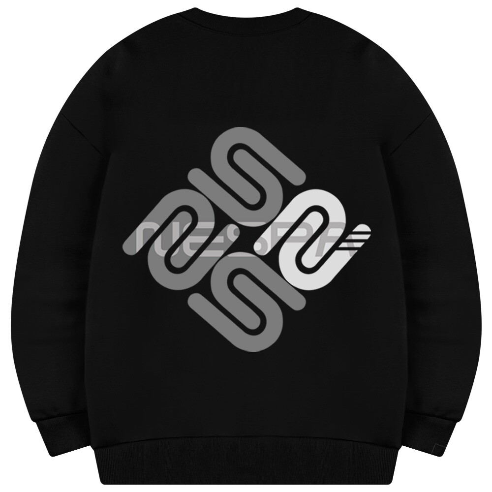 주식회사 마이스탈 네스파(남성) [네스파][당일발송/타임특가] 로고포패턴 오버핏 여성 맨투맨 티셔츠 커플 루즈핏 긴팔 SMS_0040 (6Color)