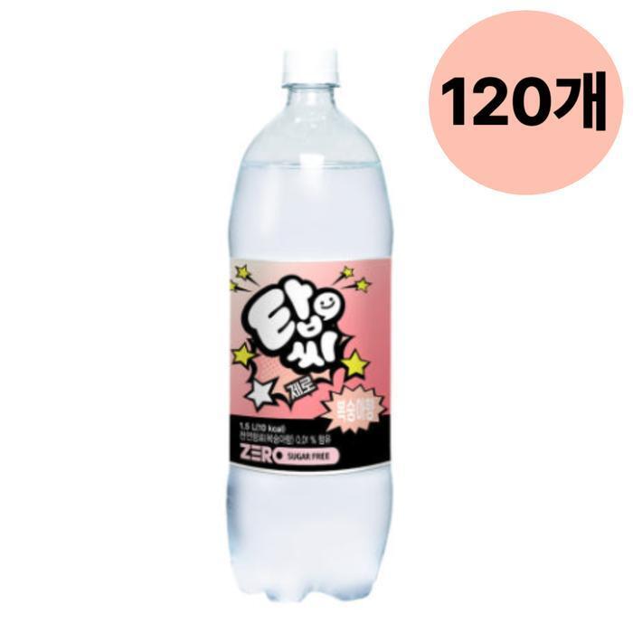 일화 셀러허브 식품 일화 탑씨 제로 복숭아향 탄산 음료 대량 1.5L 120개