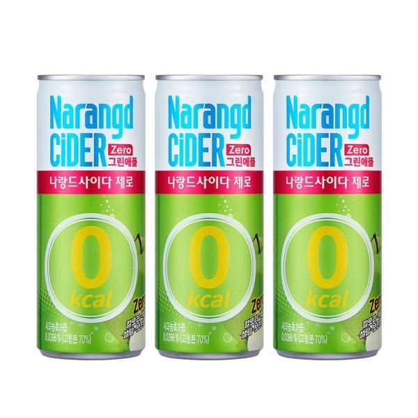 동아오츠카(주) 교보문고 동아오츠카 나랑드 사이다 그린애플 245ml 60캔