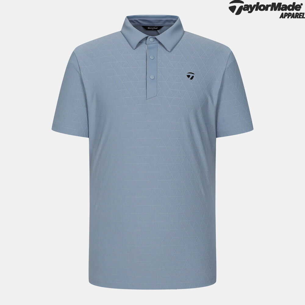 테일러메이드(TAYLORMADE) 남성 고신축 자카드 카라 반팔 티셔츠 YO-31LI41-940