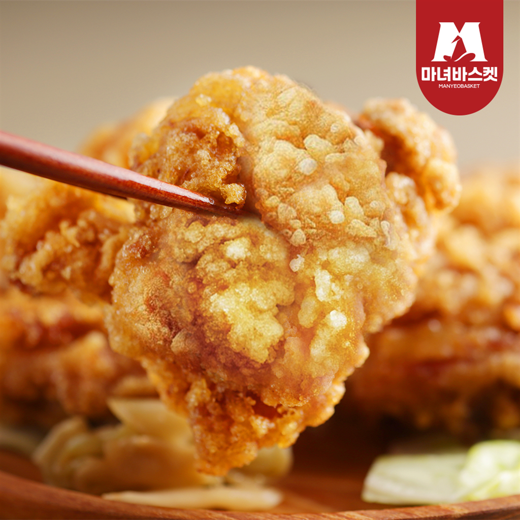 맘스터치 마녀바스켓 [마녀바스켓]맘스터치 바삭 순살강정 1kgx2팩