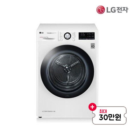[렌탈]엘지전자(가전) [최대혜택][스마트렌탈][LG]  듀얼 인버터 전기식 건조기 9kg 화이트 (RH9WV)/60개월 의무사용