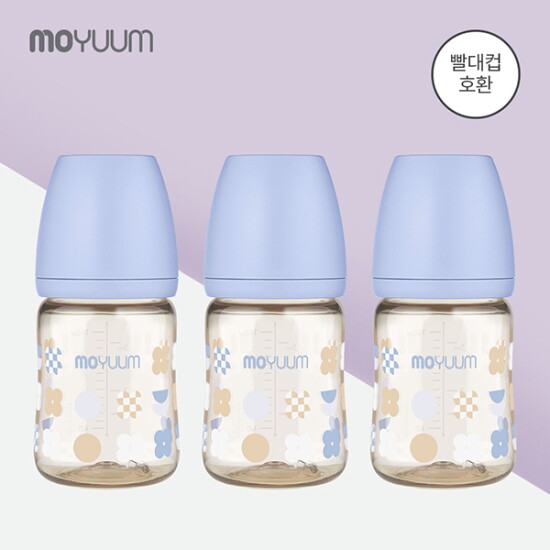 [모윰][모윰] PPSU 올인원 젖병 170ml 트리플팩 - 클로버 에디션
