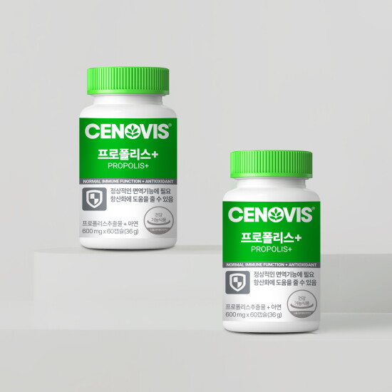 [세노비스](라이브) 세노비스 프로폴리스 아연 600mg 60캡슐x2개 4개월분