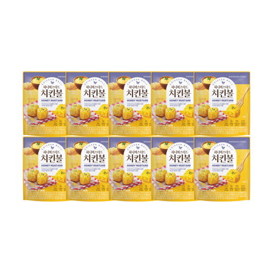 [신세계푸드(SHINSEGAE FOOD)]신세계푸드 허니머스타드 치킨볼 100gx10봉