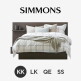 [시몬스][5만상품권]KK[시몬스] D2178A. 뷰티레스트 자스민. 킹오브킹 침대