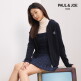 [폴앤조](런칭가 89,900원!) 울캐시미어 블렌딩 홀가먼트 케이블 후디 와펜 자켓