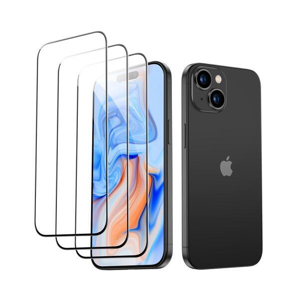 ESR 아트박스 아트박스/이에스알 ESR 아이폰15 Plus 가이드 풀커버 강화유리 1팩