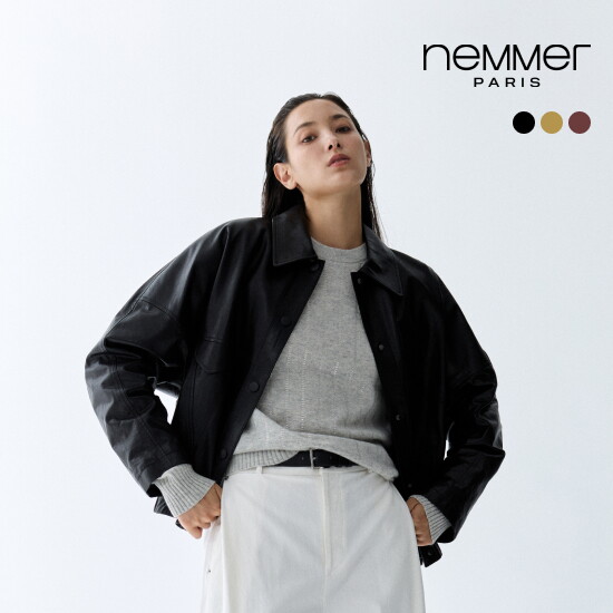 [네메르] 26FW 이태리 램스킨 레더 자켓