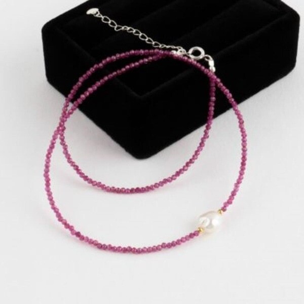 기타 [브이와이][VY] 여자 퍼플 담수진주 목걸이_A31088_18435278_588847