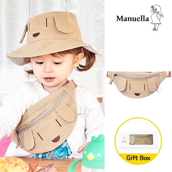 manuella 마뉴엘라 슬의생 우주 캠핑룩 [마뉴엘라] 유아 아기가방 힙색-허쉬