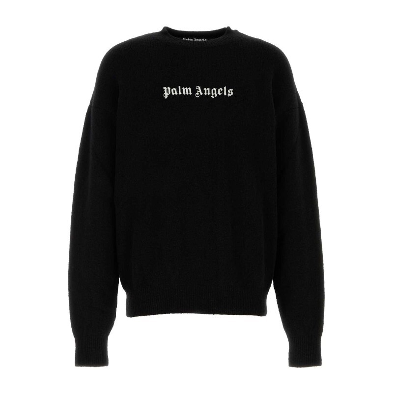 팜 엔젤스 팜엔젤스 로고 스트레치 울 블렌드 크루넥 스웨터 PMHE054C99KNI001 1003