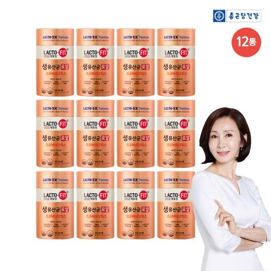 [본품최다13통/패밀리구성]종근당건강 생유산균 로얄(2,000mg*60포*12통+1통)