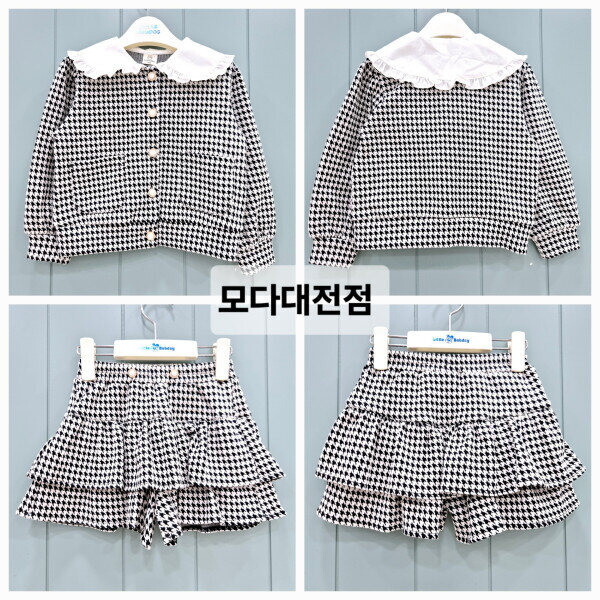 리틀밥독 [리틀밥독]바비디부ㅡW프리티큐롯SET  H251MJK02MPT03BK_DJ