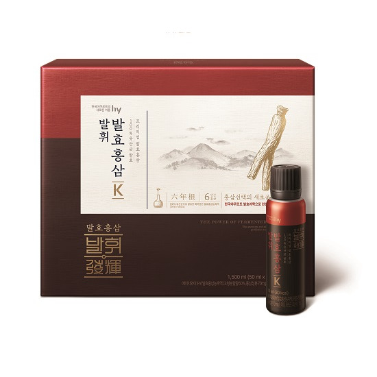 [한국야쿠르트]발휘 발효 홍삼 K 50ml X 30개 X 2박스