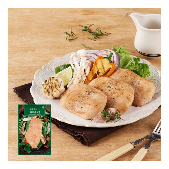 [아침몰] 해동없이 바로먹는 닭가슴살/농산물 베스트 맛보기 패키지 25팩
