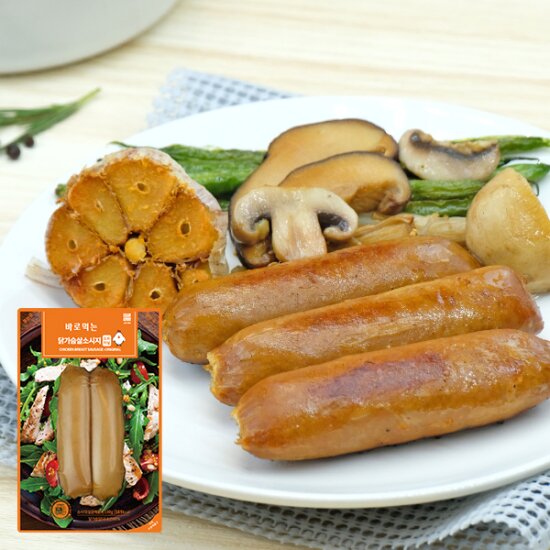 [아침몰] 해동없이 바로먹는 닭가슴살/농산물 베스트 맛보기 패키지 25팩