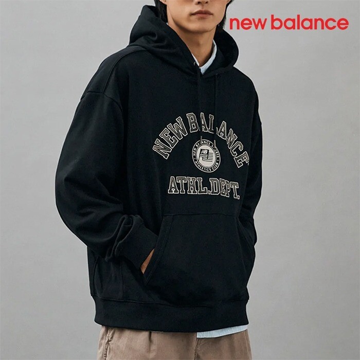 뉴발란스 [뉴발란스]뉴발란스 후드티 /t5- NBN0F41943 19 / UNI 컬리지 클럽 후드티(SEMI OVER FIT)