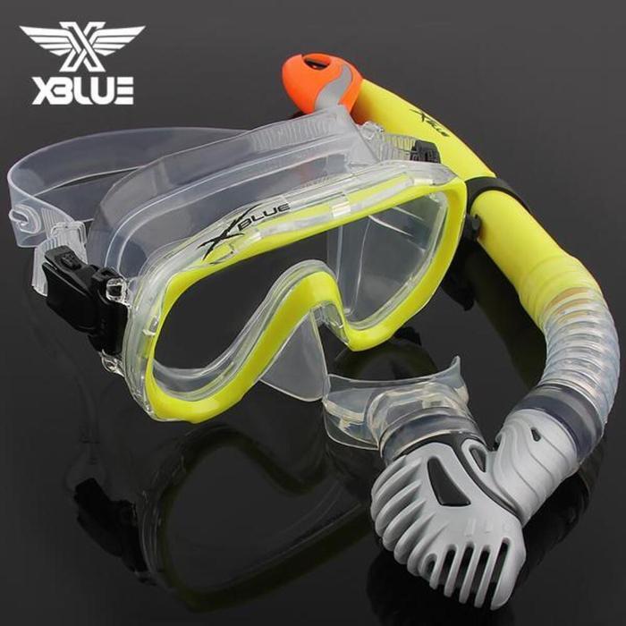 XBLUE 리디아넬 [리디아넬]XBLUE 레저용 마스크 스노클 세트 N76297 휴가용품 (37863998A)