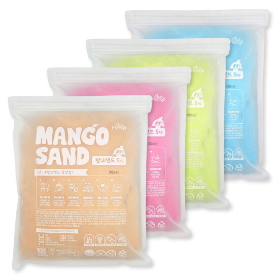 [키즈망고]키즈망고 망고샌드 풀 SET / 망고샌드 20kg + 놀이매트