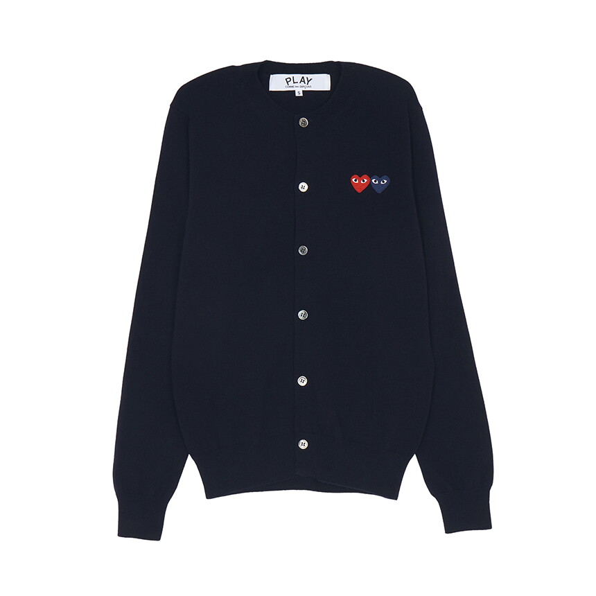 꼼데가르송 [단독특가/30개한정] 26SS 꼼데가르송 [EXCLUSIVE] 더블와펜 가디건 AX N057 051 2 (남여공용)