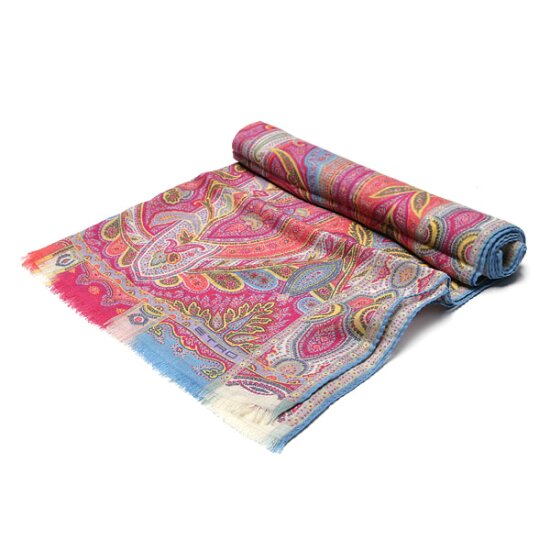 ETRO 페이즐리 실크혼방 스카프 (10007 5613 401/650/651)
