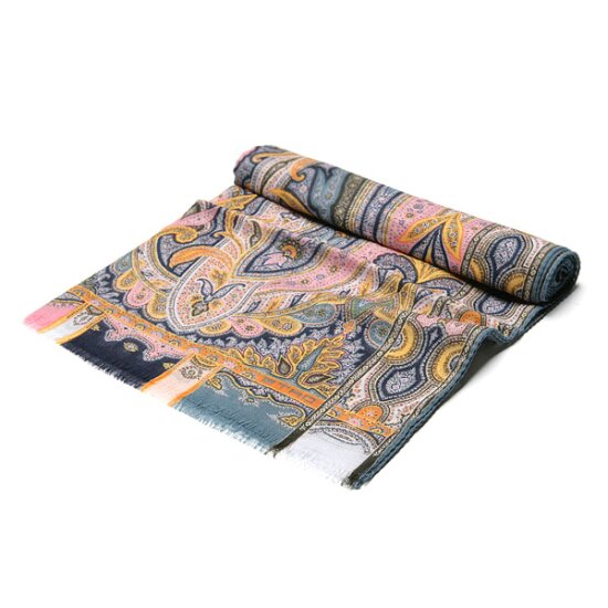 ETRO 페이즐리 실크혼방 스카프 (10007 5613 401/650/651)