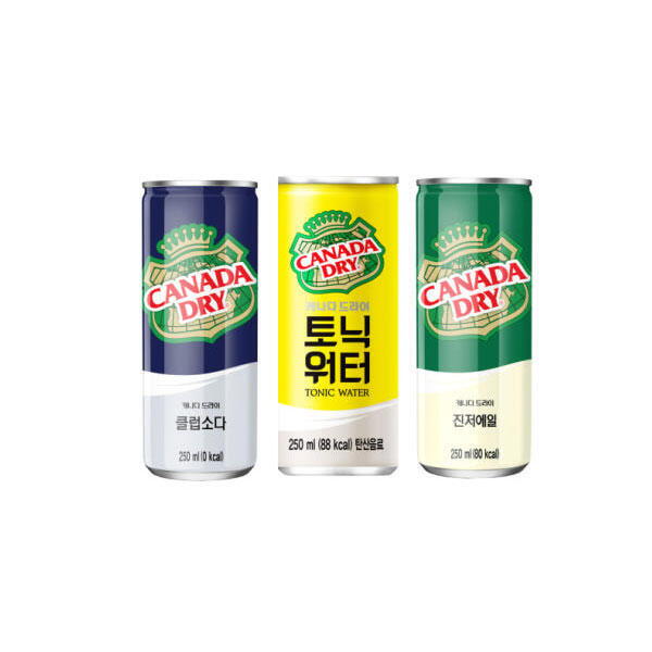 협력사 아트박스 아트박스/마전동상회 캐나다 드라이 토닉워터 진저에일 클럽소다 250ml 30개