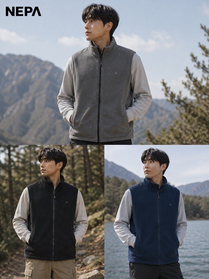 NEPA(주) 네파 [네파]겨울용 남성 페스카 플리스 베스트_7M76101_BP