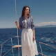 [아쿠아스큐텀](아쿠아스큐텀) 26SS 여성 프렌치 린넨 깅엄체크 셔츠