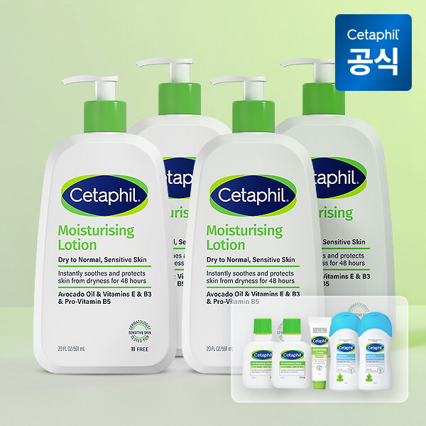 세타필 세타필 모이스춰라이징 로션 591ml 4개+여행용 미니 5개