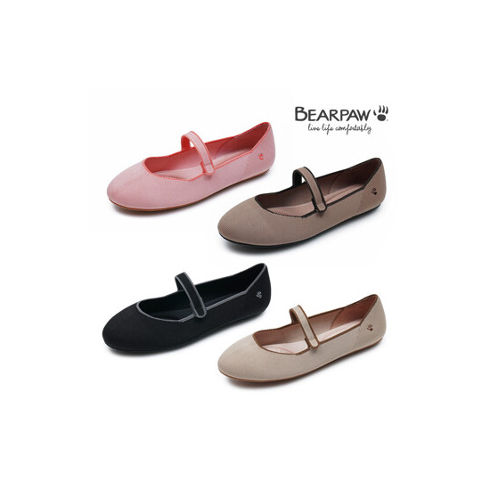 [베어파우]여성 플랫슈즈 메리제인 4종택1 HESTER K2821QA-W 1CM