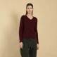 [BCBG]브이넥 케이블 니트 풀오버 B6S1K482