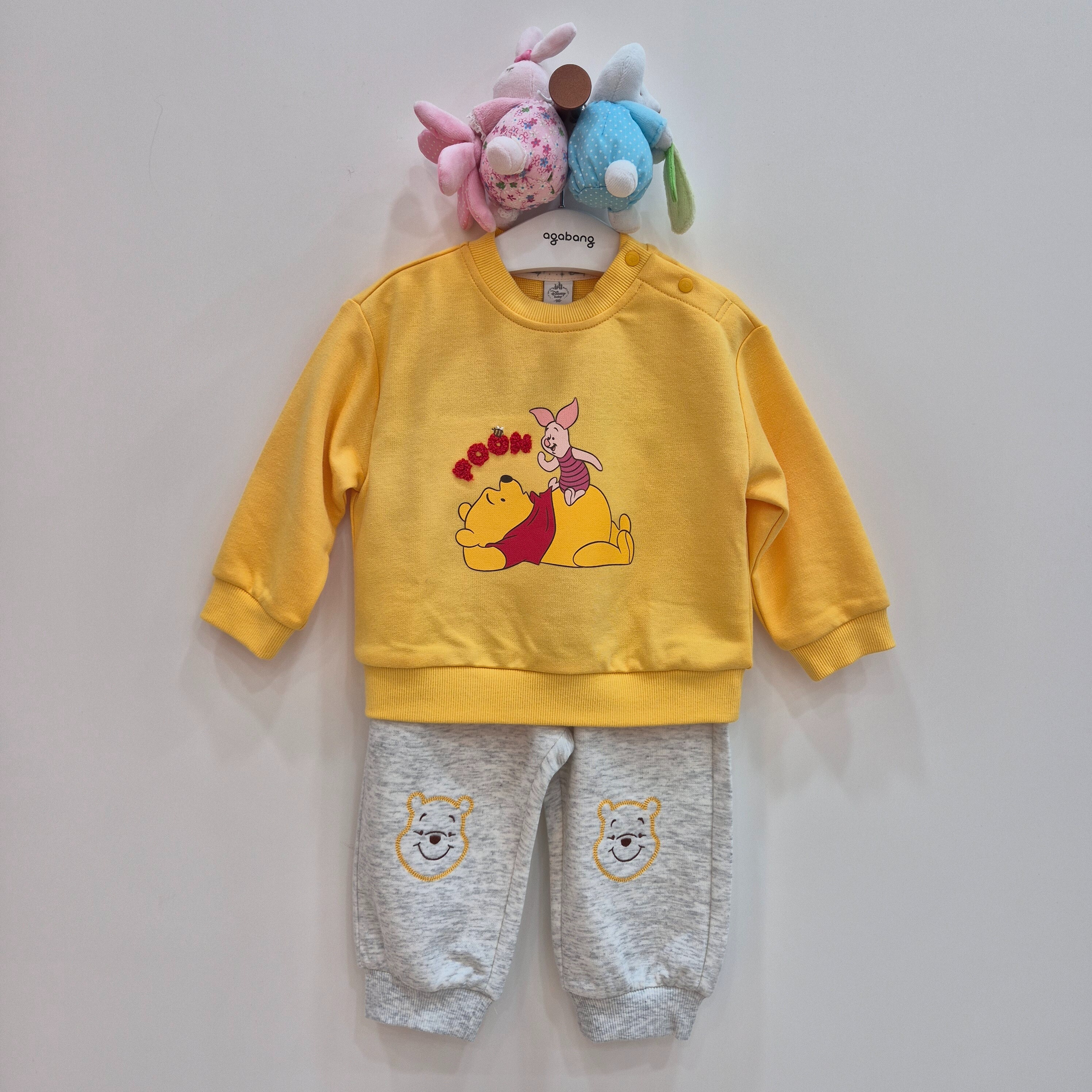 아가방 (패플) [아가방]곰돌이푸피그렛상하79T523002_GN