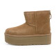 [어그]어그 UGG 클래식 미니 플랫폼 여성 방한 부츠 체스트넛 (1134991-CHE)