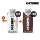 [오트사이드][최유라쇼 단독] 오트사이드 귀리음료 세트(오리지널 200ml * 24팩 + 초콜릿맛 200ml * 24팩) 총 48팩