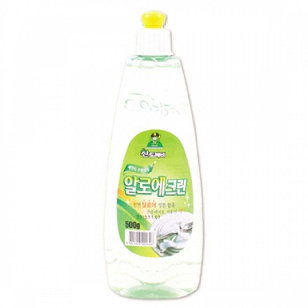친절한탄씨 (5개묶음) 알로에크린 주방세제 알로에 세제 500g 클렌저 순한클렌저 약산성세안제