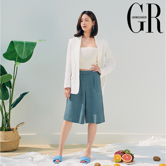 [조르쥬 레쉬](런칭가 79,000원)프렌치 린넨 블렌디드 버뮤다 팬츠 3종