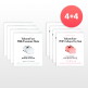 [약손명가헬스케어](밀크엑소좀 4box + PDRN 4box) 약손명가 작은얼굴관리 석고 마스크팩 4+4