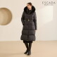 [에스까다]O ESCADA 25FW 여성 사가 폭스 퍼 롱다운