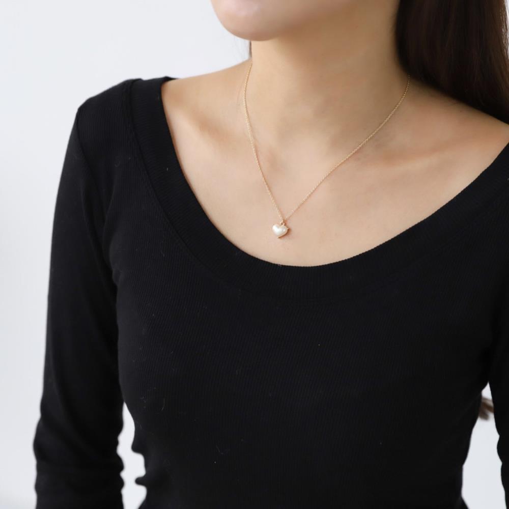 신상-오픈런 디새르 여리여리 여성 단색 프리즘 네크리스 얇은체인