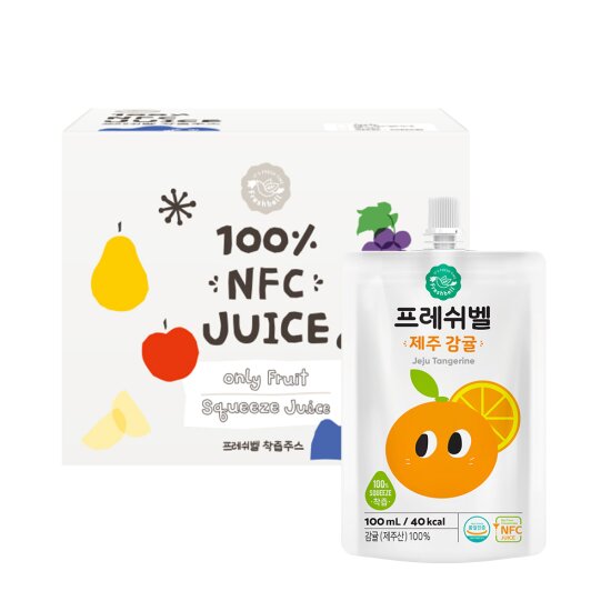파파아이 국내산 프레쉬벨 과일주스 사과/사과양배추/감귤 1BOX 20팩