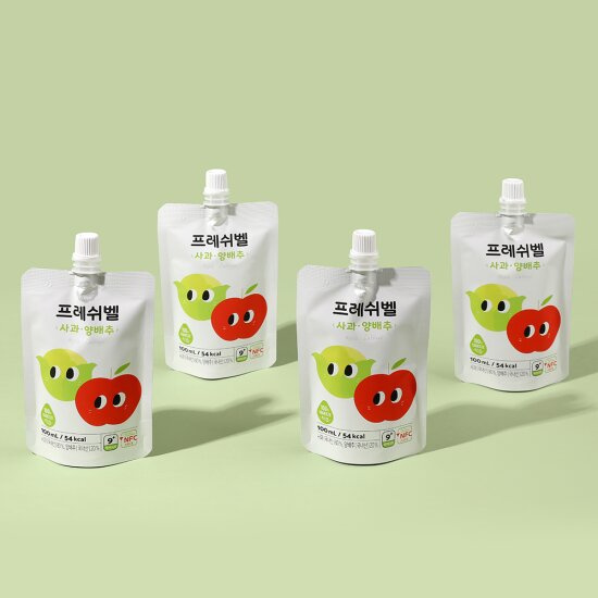 파파아이 국내산 프레쉬벨 과일주스 사과/사과양배추/감귤 1BOX 20팩