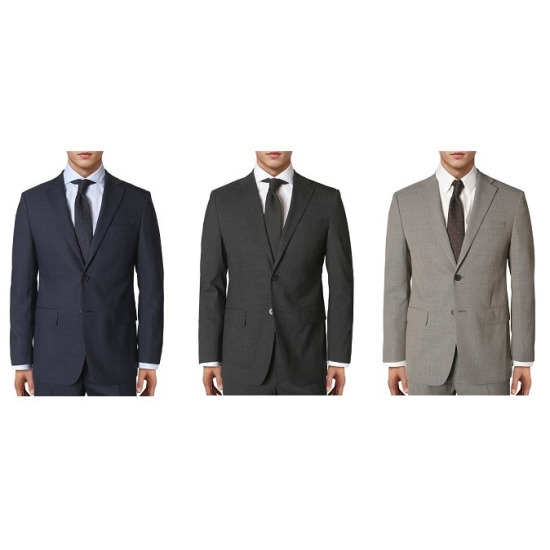 [지이크]S/S 세련된핏 울혼방 슬림 스판 여름 정장 3종 PIJ3000
