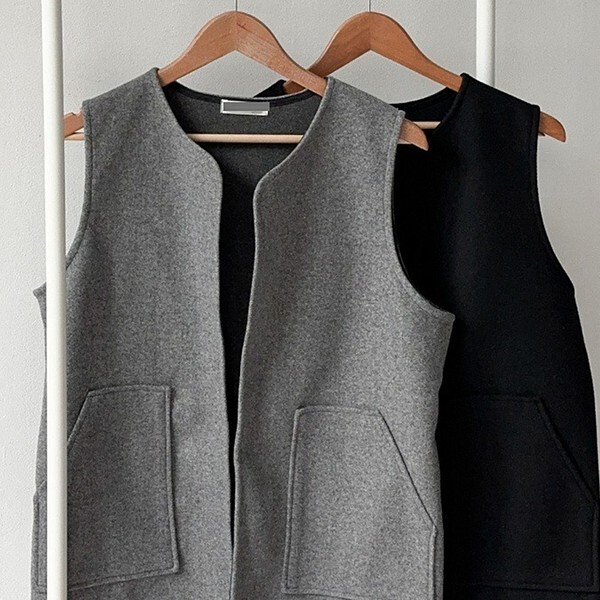 시드마켓 [하프클럽/시드마켓]모노스냅스트링베스트 411T220S 빅사이즈 여성의류