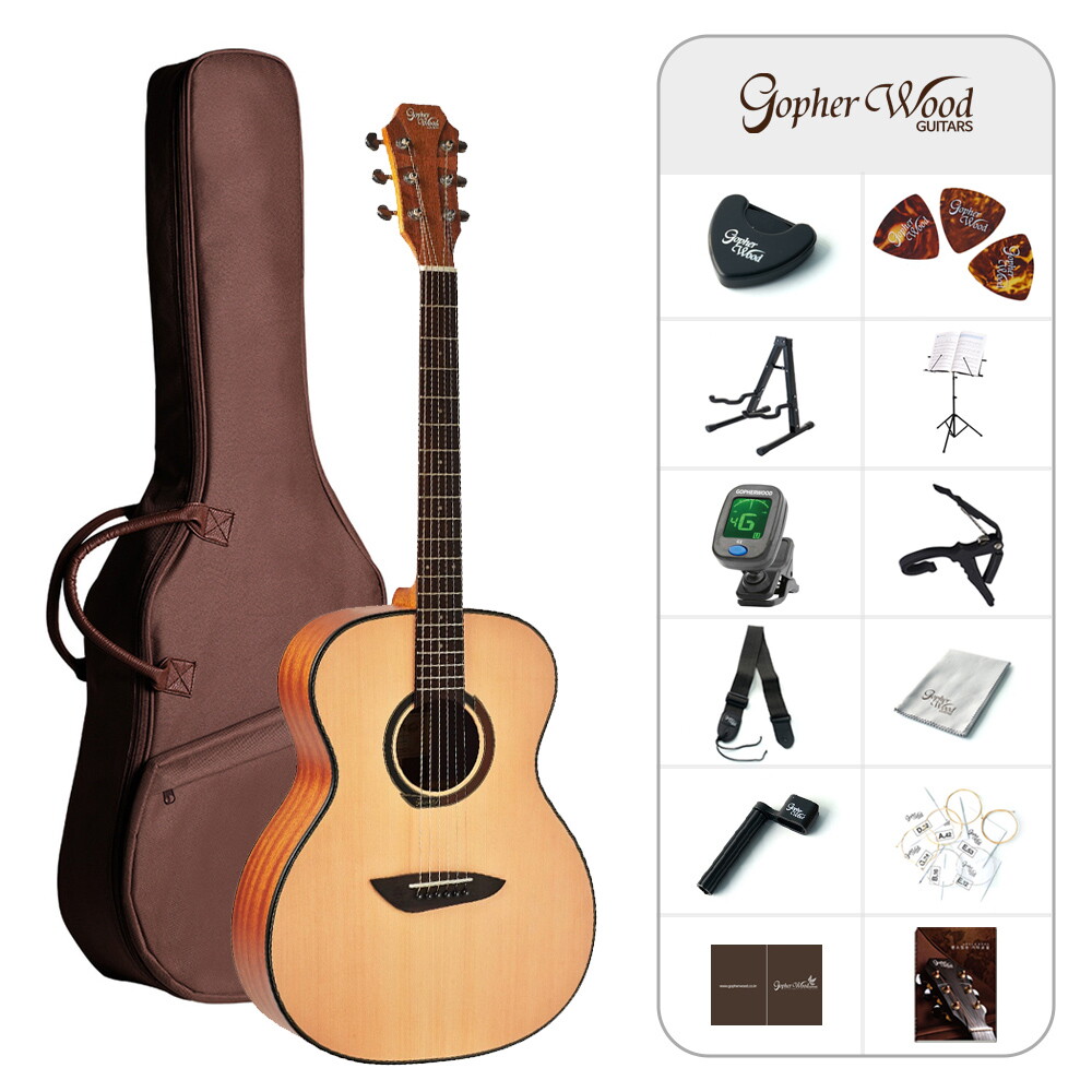 고퍼우드 고퍼우드 G110 입문용 통기타 풀패키지 G-110