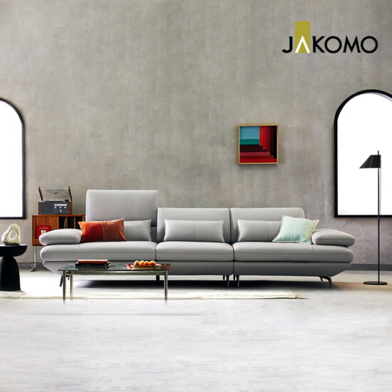 [자코모][5만 상품권 100%증정]비안나 하이 4인 기능성 슈렁큰 천연면피 소가죽 소파 (+쿠션3개)