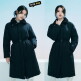[블랙야크]25FW 아이유착용 벨트형 다운 L퍼카라롱다운자켓 3BYPAWU501
